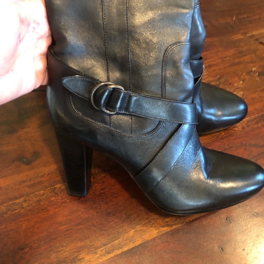 Cole Haan X Nike Black Courtney Air Tall Boots. Size 10 B - Picture 5 of 13
